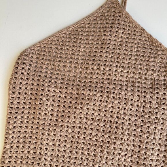 Reformation Martel knit halter dress large Beach Swim Cover Up - Picture 3 of 8